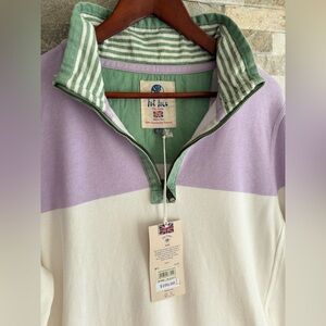 Fat Face Pastel Quarter-Zip Top